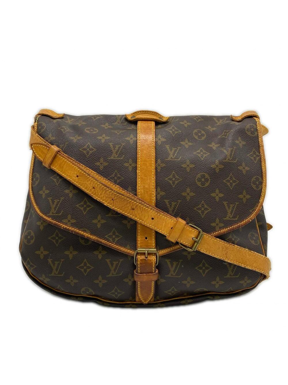 Louis Vuitton Saumur Handbag Canvas 35 #334240L54B